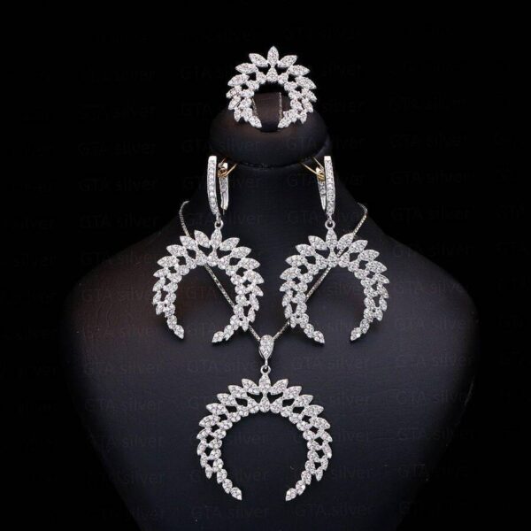 نیم ست نقره میکرو کد 16007 - Image 2