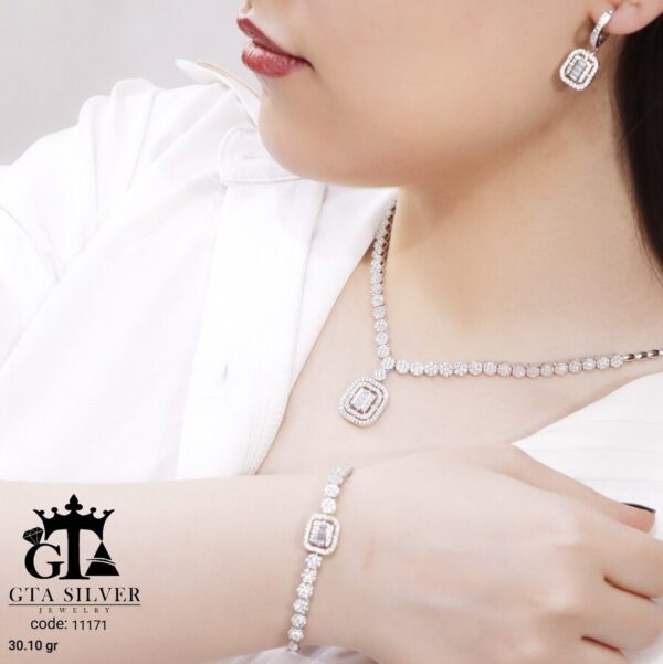 سرویس نقره مارسا طرح امرالدکات کد 1-11171 - تصویر 2