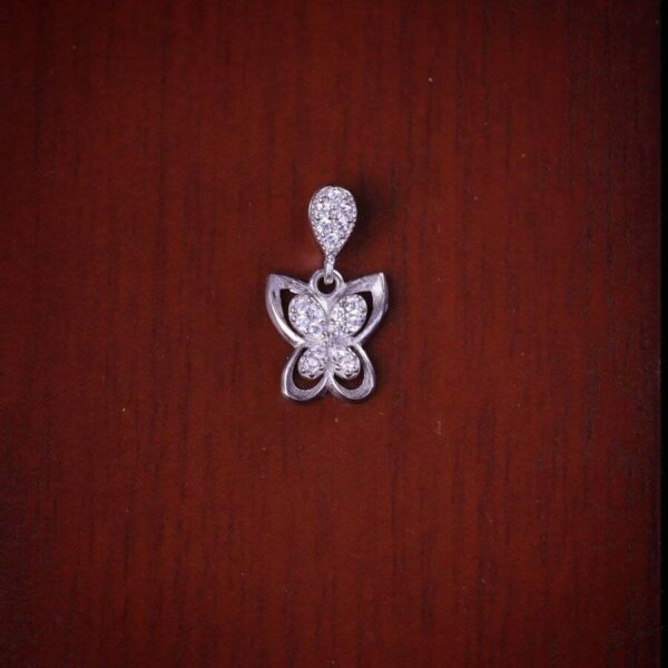 مدال نقره میکرو پروانه کد 21468 - تصویر 2