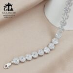 دستبند نقره میکرو کد 22107 - Image 3