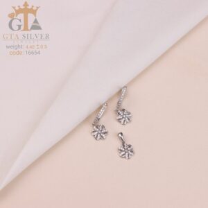 نیم ست نقره میکرو کد 16654