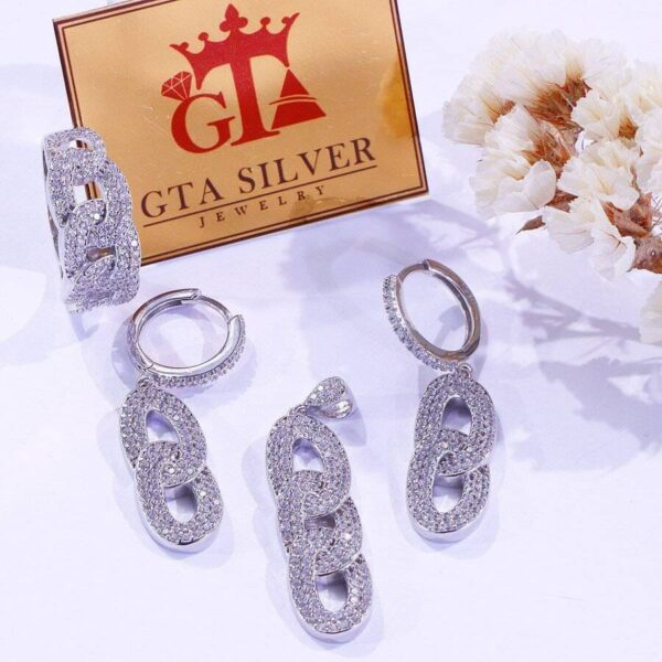 نیم ست نقره میکرو کد 16226 - Image 2