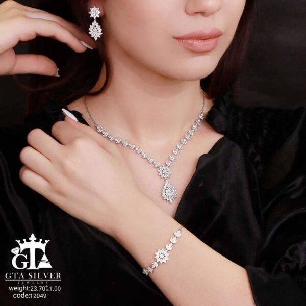 سرویس نقره میکرو زنجیری کد 12049 - Image 2