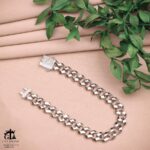 دستبند نقره زنانه طرح کارتیه کد 22180 - تصویر 3