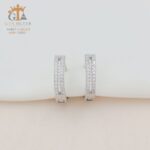 گوشواره نقره میخی میکرو کد 25062