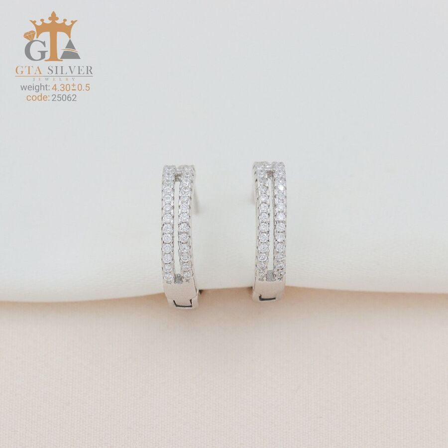 a95722dd-c502-49b5-b390-56b6b2002f2b.jpg گوشواره نقره میخی میکرو کد 25062 - Image 1