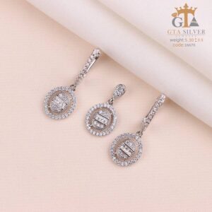 نیم ست نقره کد 16670