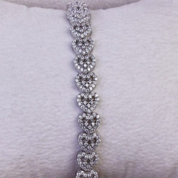 دستبند نقره میکرو کد 22016 - Image 3