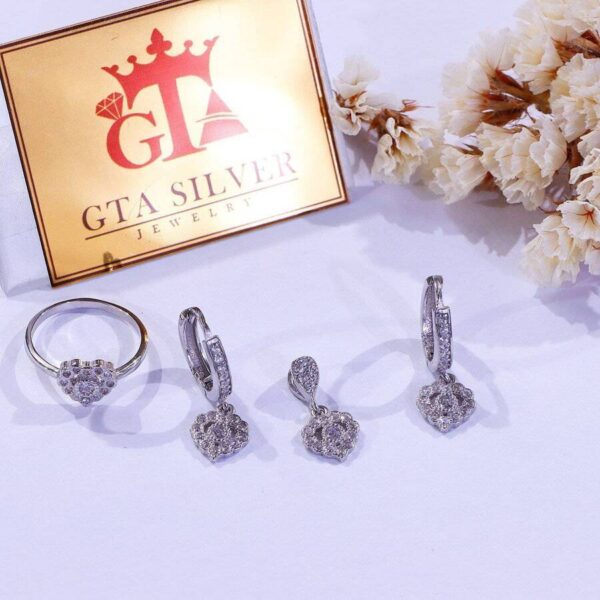 نیم ست نقره میکرو کد 16278 - تصویر 2