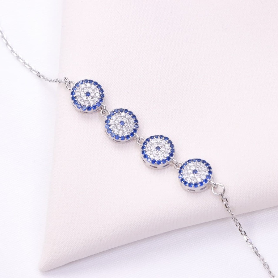 ab780c56-ba02-476c-85c8-d7b72d8c8927.jpg دستبند نقره میکرو چشم نظر کد 22040 - تصویر 1