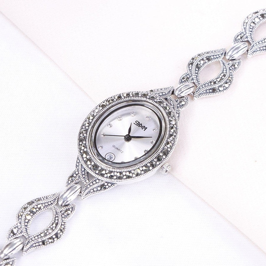 aba87ac7-db52-492c-bb8b-6c883bc91b33.jpg ساعت نقره سما کد 18089 - Image 1