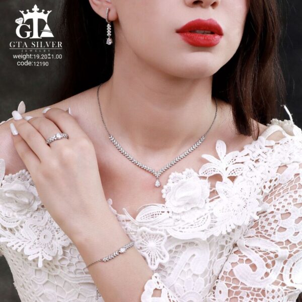 سرویس نقره میکرو زنجیری کد 12190 - Image 2