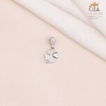 مدال نقره زنانه شبدر میکرو کد 21941