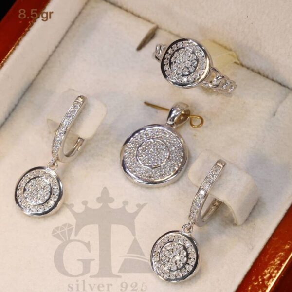 نیم ست نقره میکرو کد 16099 - Image 2