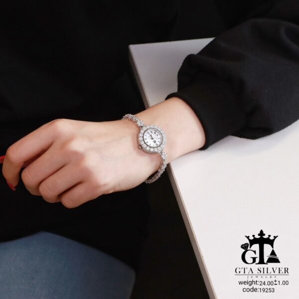 ساعت نقره GTA طرح فلاور کد 19253 - تصویر 4