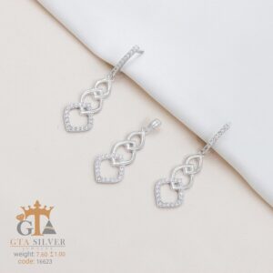 نیم ست نقره میکرو کد 16623