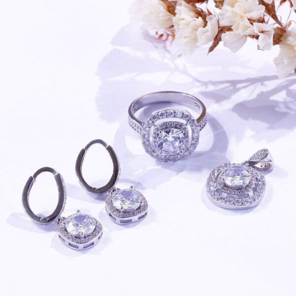 نیم ست نقره میکرو کد 16216 - تصویر 2