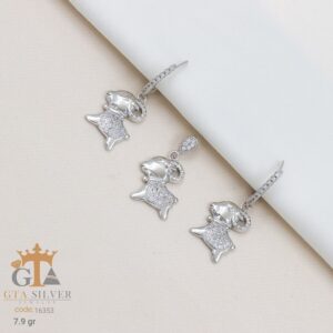 نیم ست نقره میکرو کد 16353