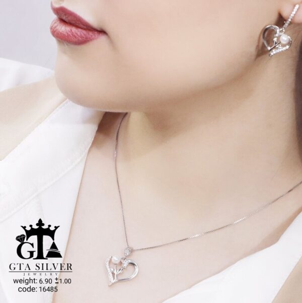 نیم ست نقره میکرو کد 16485 - تصویر 2