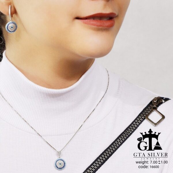 نیم ست نقره میکرو کد 16600 - Image 2