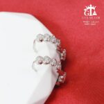 گوشواره نقره میخی میکرو کد 25047 - تصویر 3