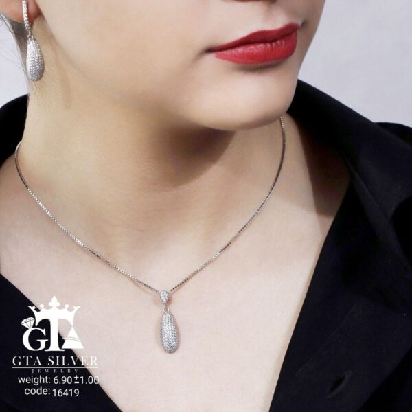 نیم ست نقره میکرو کد 16419 - تصویر 2