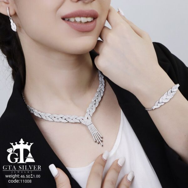سرویس نقره مارسا مجلسی سنگین کد 11008 - Image 2