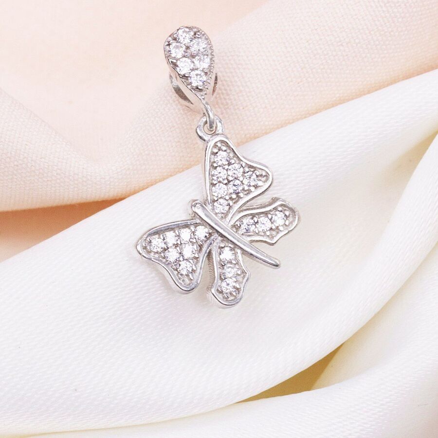 b62fde00-e2a0-4ce0-8cdc-329935fb8ed3.jpg مدال نقره میکرو پروانه کد 21354 - Image 1