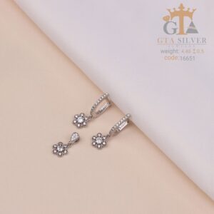 نیم ست نقره میکرو کد 16651