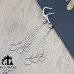 گوشواره نقره میخی میکرو کد 25015 - تصویر 3