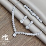 سرویس نقره طرح فلاور میکرو زنجیری کد 12119 - Image 3