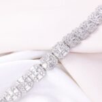 دستبند نقره میکرو کد 22058