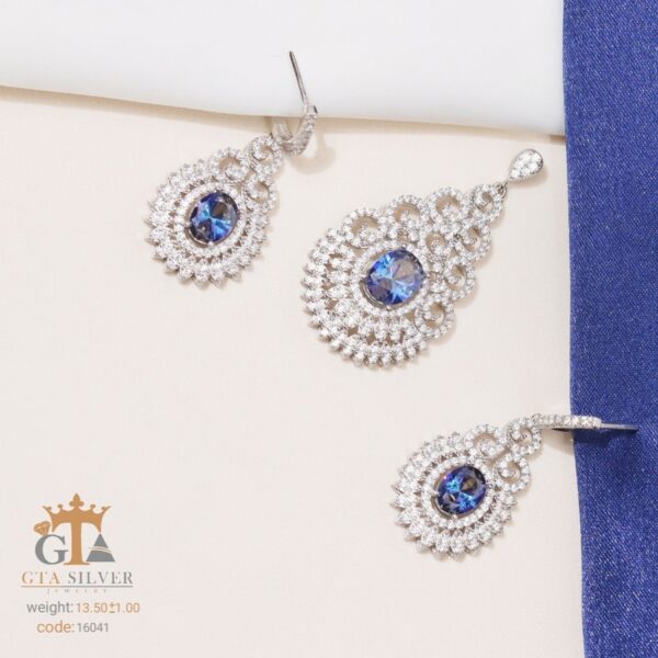 نیم ست نقره میکرو کد 16041 - Image 3