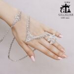 سرویس نقره تراش بدون نگین کد 14003 - تصویر 3