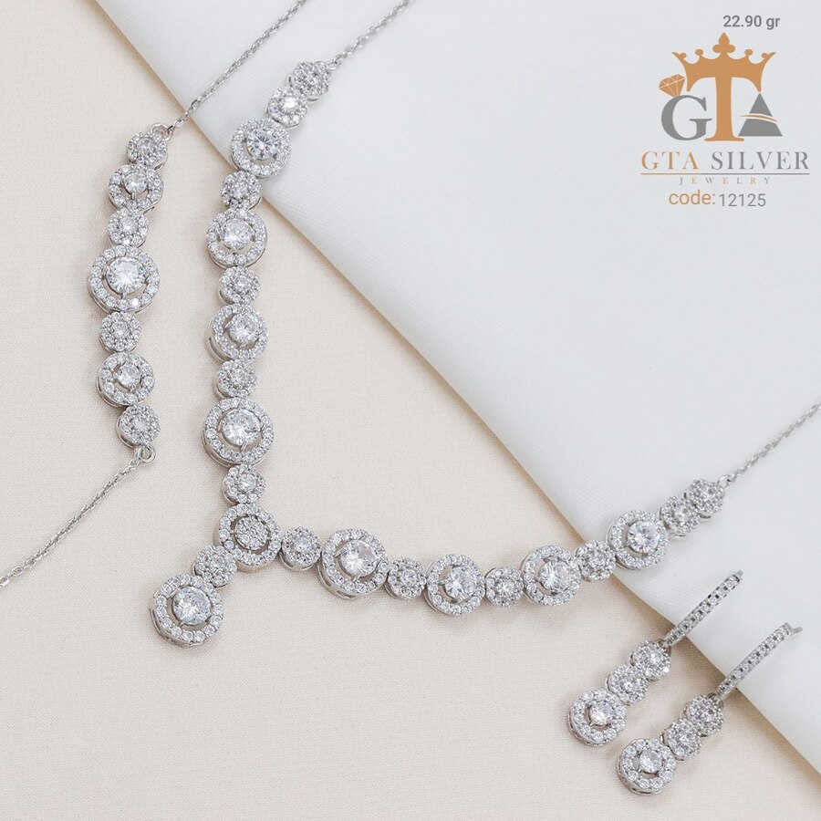 b918306c-d8cb-4332-987f-d87fa284a44c.jpg سرویس نقره میکرو زنجیری کد 12125 - Image 1