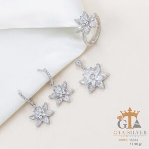 نیم ست نقره میکرو کد 16344