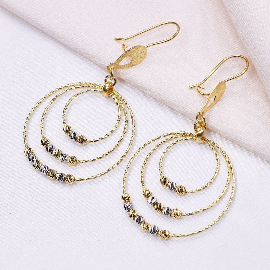 b94e9408-0fd5-4018-82d4-23679c051382.jpg گوشواره نقره آویز گویدار کد 25007 - تصویر 1