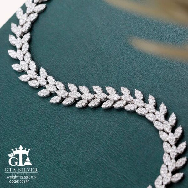 دستبند نقره میکرو کد 22130 - تصویر 3