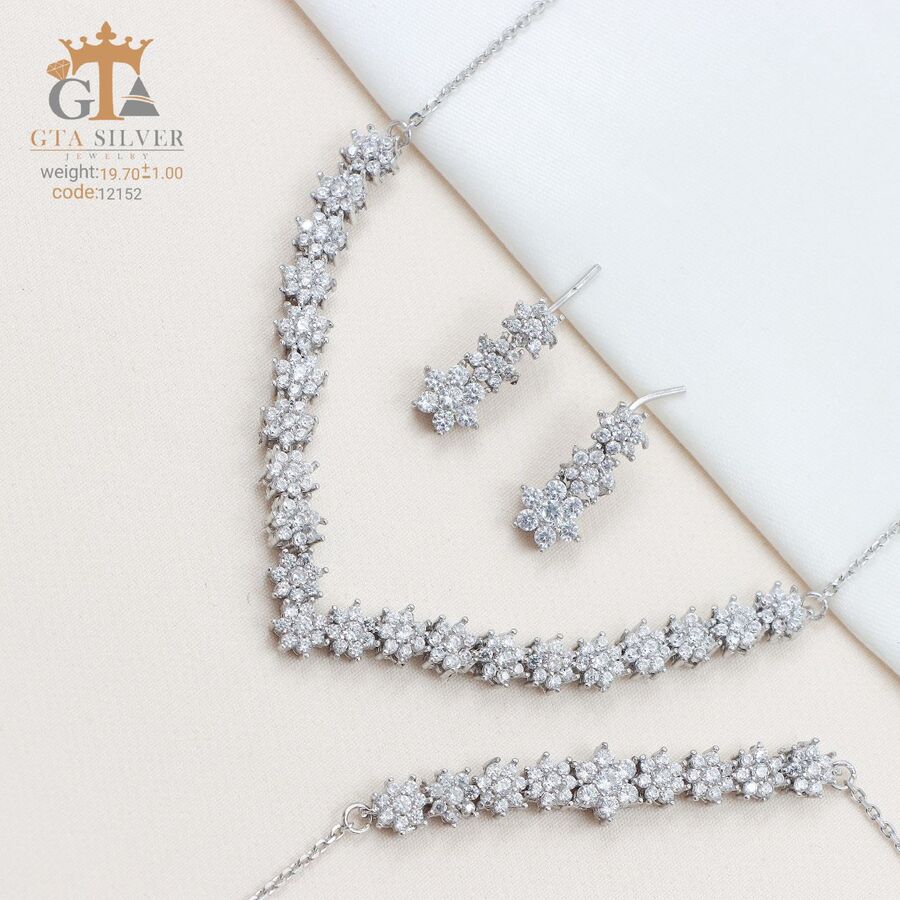 ba85863e-a67b-486c-8ef1-688e05524986.jpg سرویس نقره میکرو زنجیری کد 12152 - Image 1