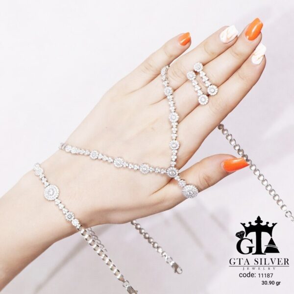 سرویس نقره مارسا جواهری کد 11187 - Image 4