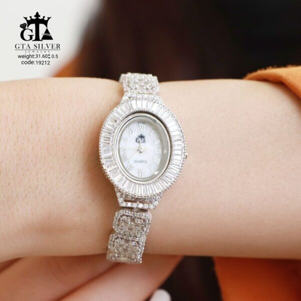 ساعت نقره GTA طرح امرالدکات کد 19212 - Image 4