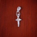 مدال نقره میکرو طرح بالرین کد 21406 - Image 2