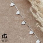 پابند نقره سوپرمیکرو قلبی کد 25026 - تصویر 3