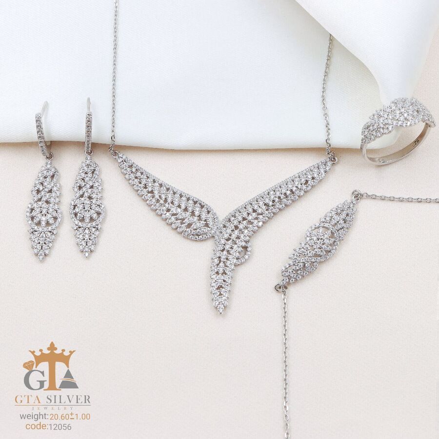 bcc94494-d083-4c63-b822-df95cfffe0ba.jpg سرویس نقره میکرو زنجیری کد 12056 - Image 1