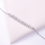 دستبند نقره میکرو کد 22053