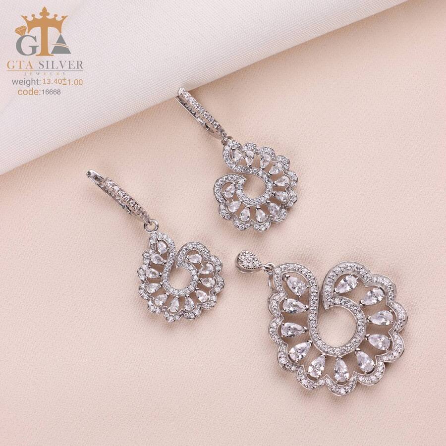 bd4f0c56-b3c5-4b38-bc74-595a0fa98416.jpg نیم ست نقره کد 16668 - Image 1