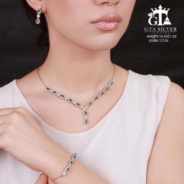 سرویس نقره میکرو زنجیری کد 12156 - Image 2