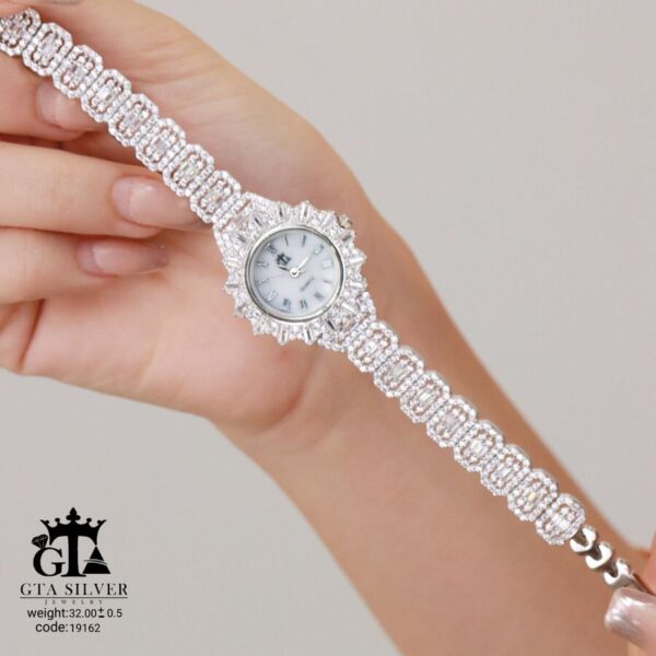 ساعت نقره GTA طرح امرالدکات کد 19162 - Image 4