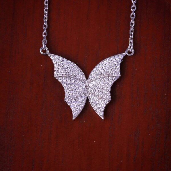 مدال نقره میکرو پروانه کد 21444 - Image 2