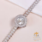 ساعت نقره جواهری روکش رادیوم کد 19135